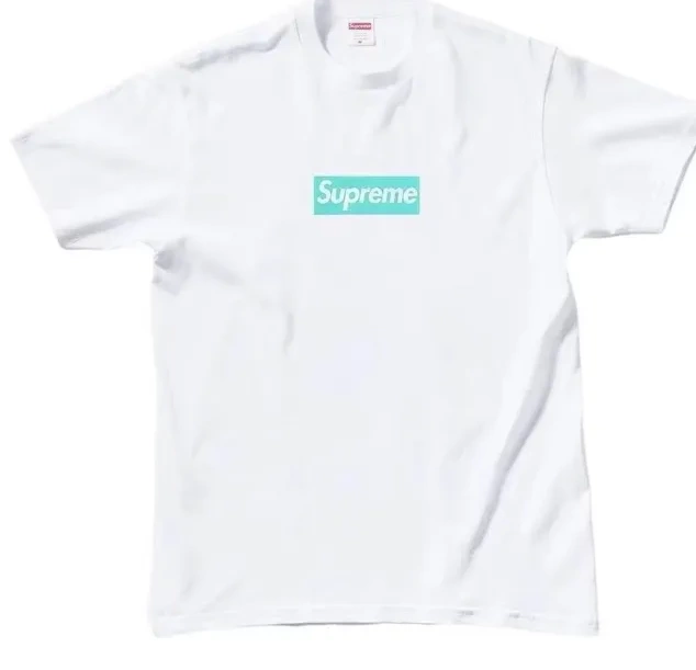 Sleeve Tiffany S T-shirt Tee XL Co M Co 21FW Tiffany Logo Short White Box L 0709